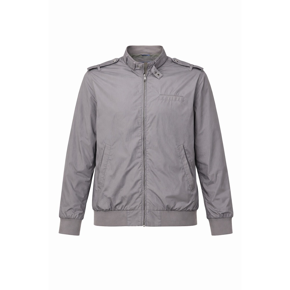 Towncraft Mens‎ Gray Bomber Jacket Classic Style Full Zip Casual Outerwear XXL